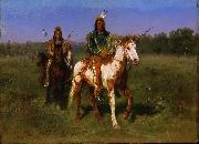 Rosa Bonheur Mounted Indians Carrying Spears Sweden oil painting artist